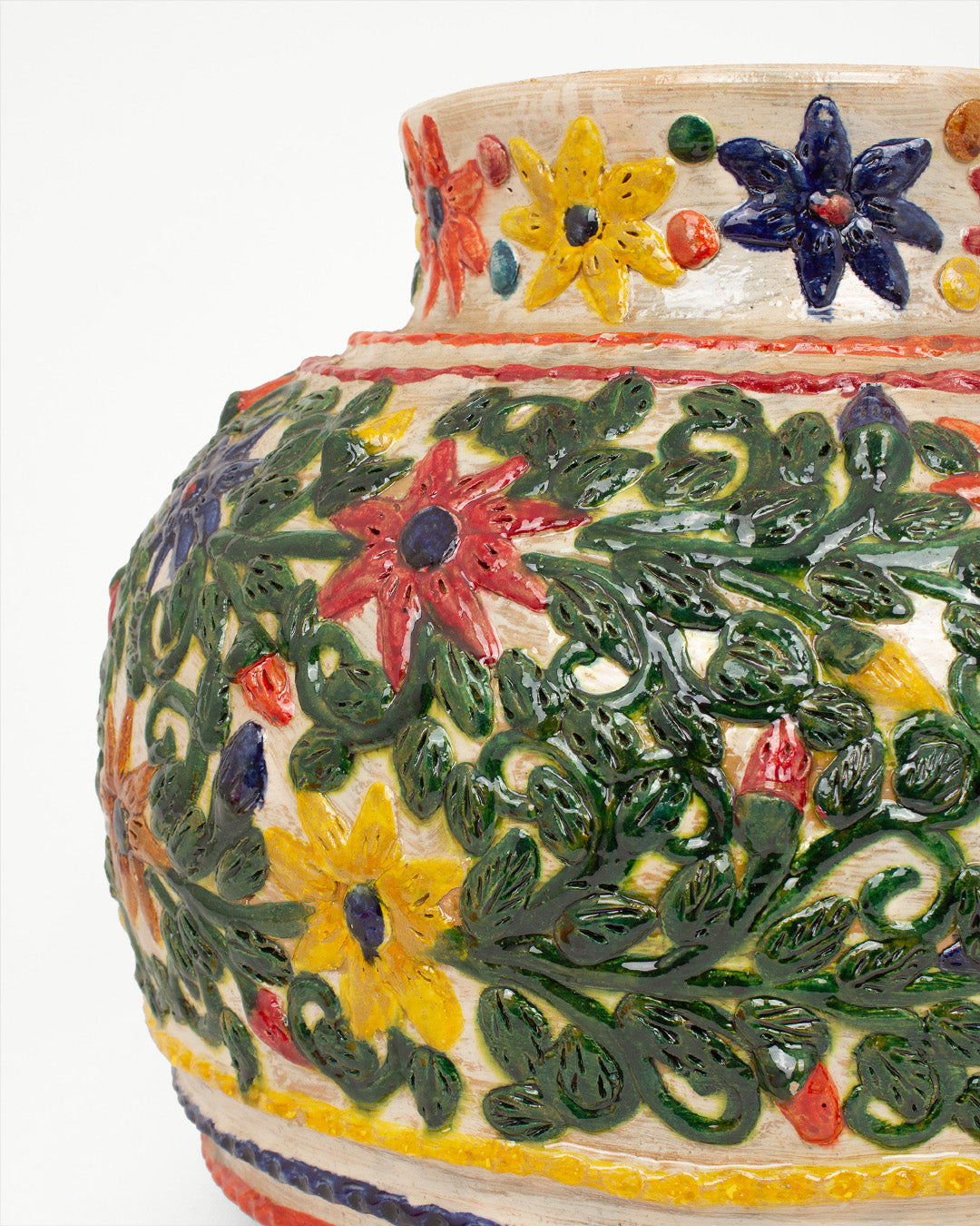 Flores Coloridas: Olla