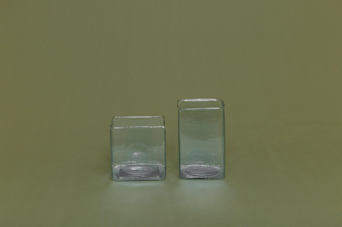 Vidrio: Cubo Bajo 14cm