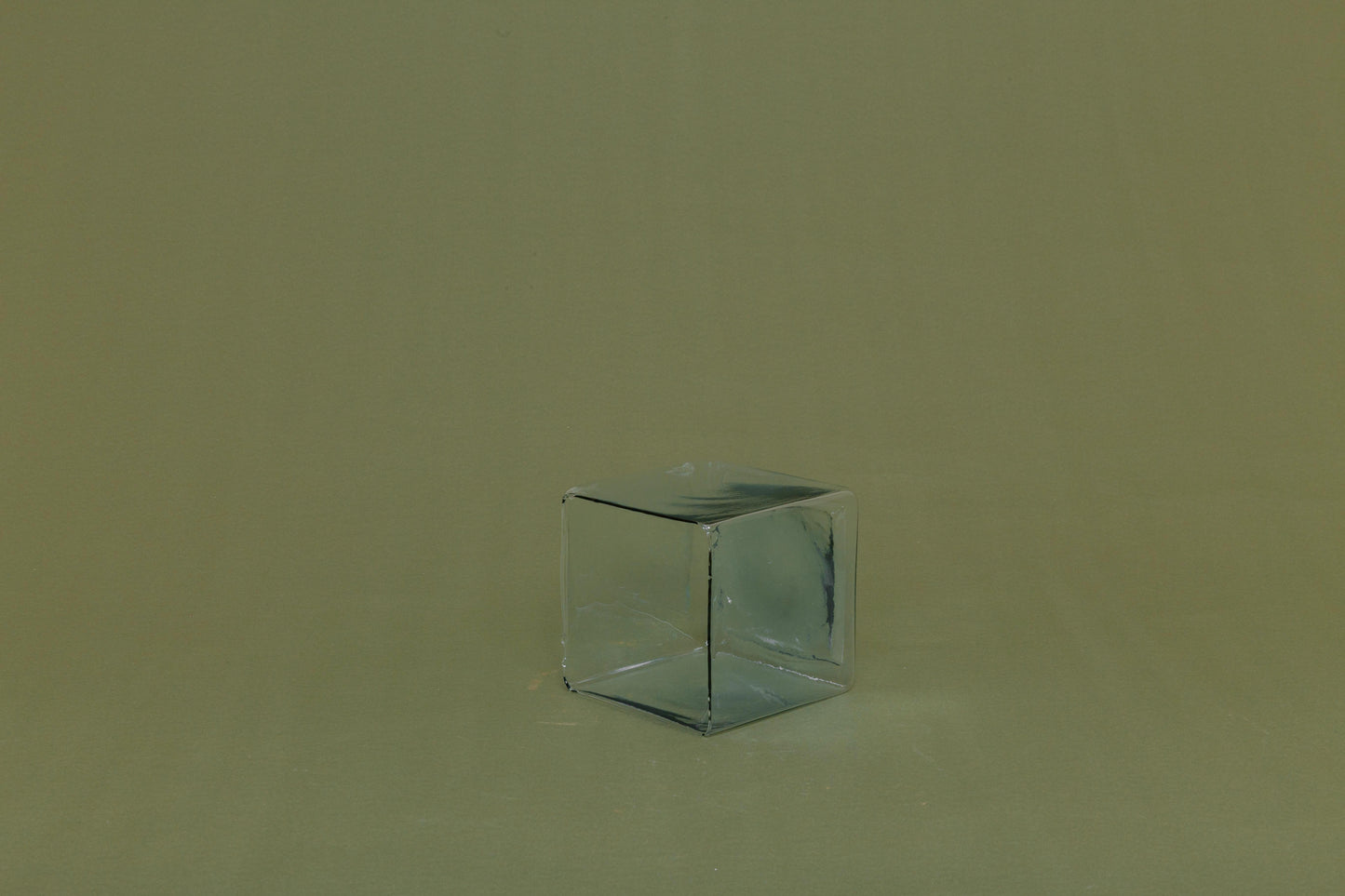 Vidrio: Cubo Bajo 14cm
