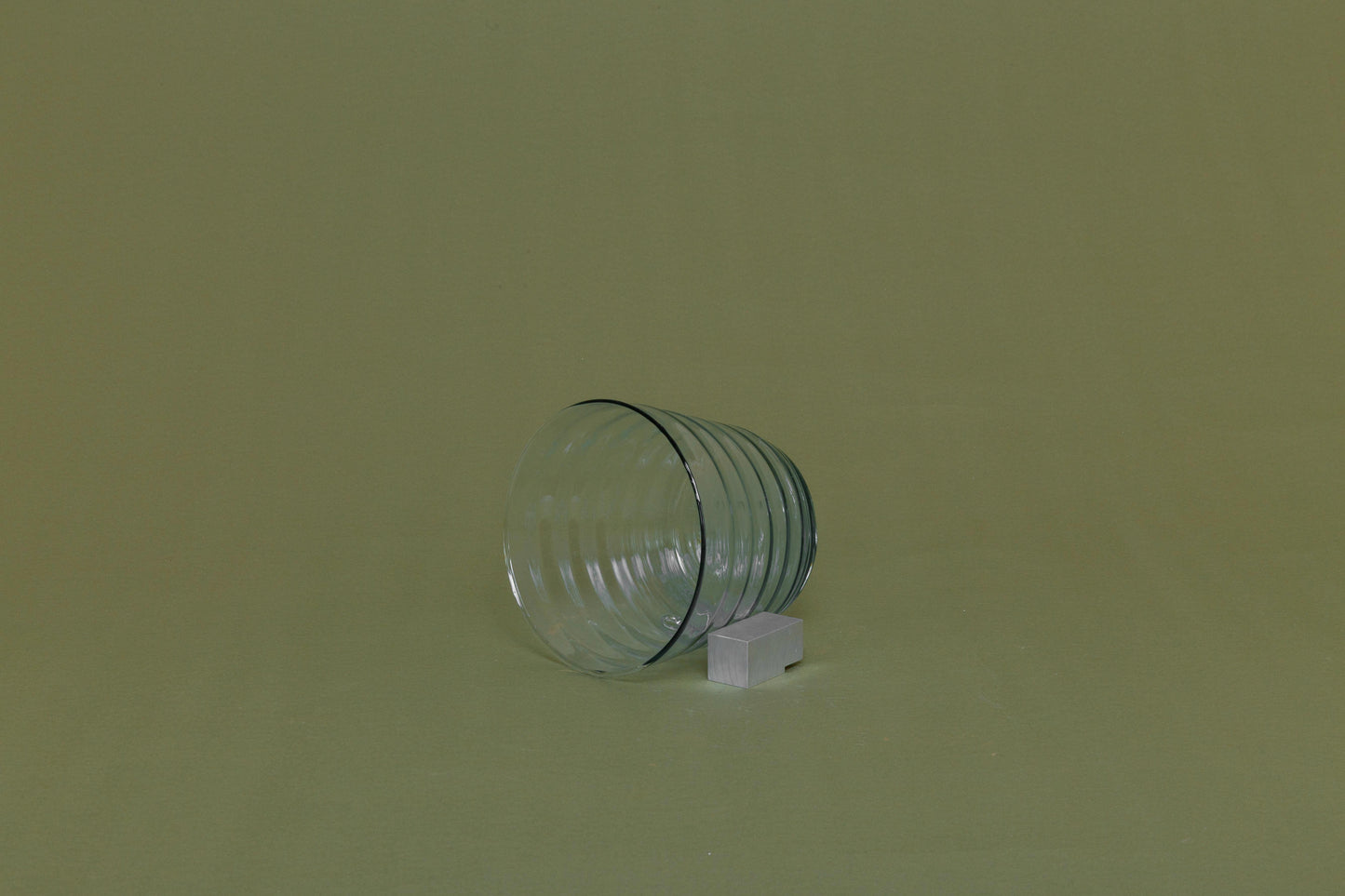 Vidrio: Vaso Anillado